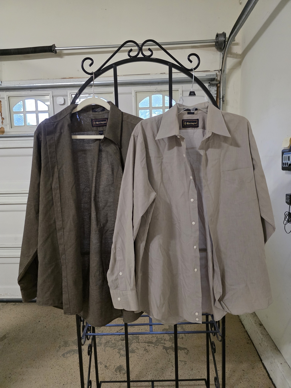Barrington Men's Long Sleeve Dress Shirt - Light Gray